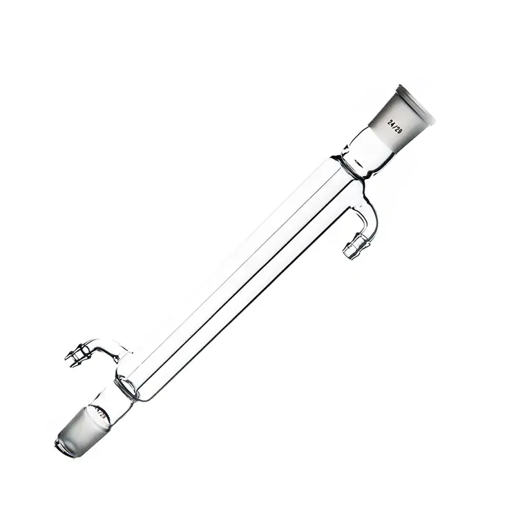 Boro 3.3 Glass Liebig Glass Condenser With Fused Inner Tube