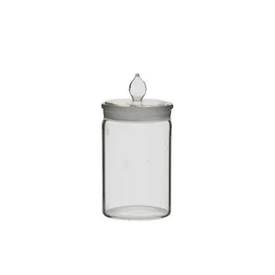 Frascos de pesagem de vidro de laboratório de forma alta com rolha de vidro moído